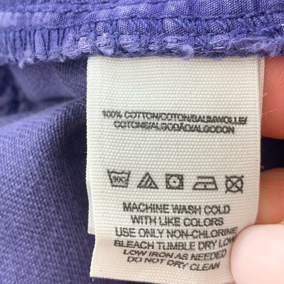 Free People Purple Distressed Raw Hem Jean Shorts - Picture 5 of 9